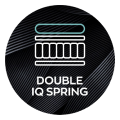 Серия «Double IQ Spring». Экстра-комфортные высокие матрасы с топпером Серия «Double IQ Spring». Экстра-комфортные высокие матрасы с топпером